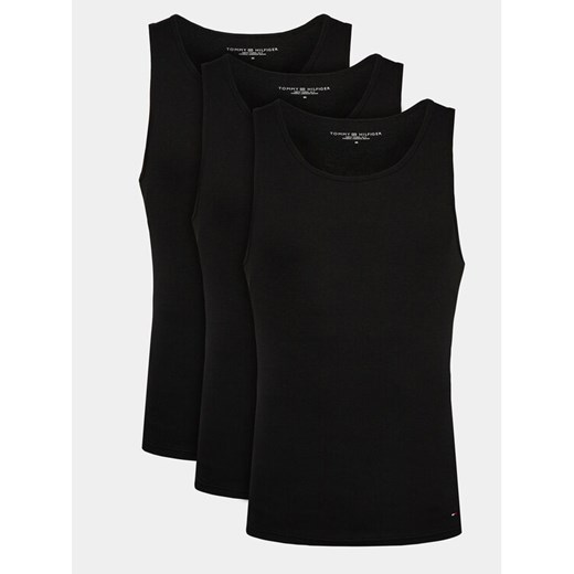 Tommy Hilfiger Komplet 3 tank topów UM0UM03179 Czarny Slim Fit ze sklepu MODIVO w kategorii T-shirty męskie - zdjęcie 182623746