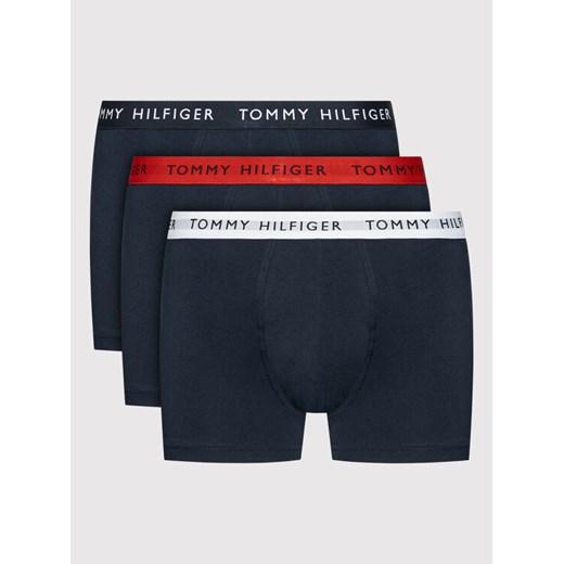 Tommy Hilfiger Komplet 3 par bokserek UM0UM02324 Granatowy ze sklepu MODIVO w kategorii Majtki męskie - zdjęcie 182623755