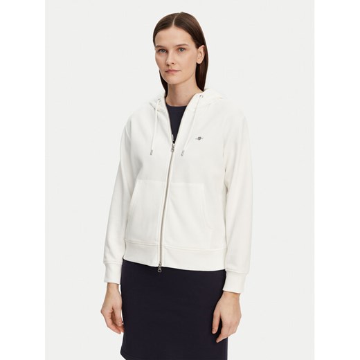 Gant Bluza Shield 4201412 Écru Regular Fit ze sklepu MODIVO w kategorii Bluzy damskie - zdjęcie 182623787