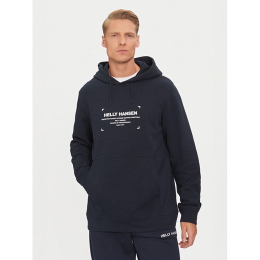 Helly Hansen Bluza Move 53701 Granatowy Regular Fit ze sklepu MODIVO w kategorii Bluzy męskie - zdjęcie 182623799