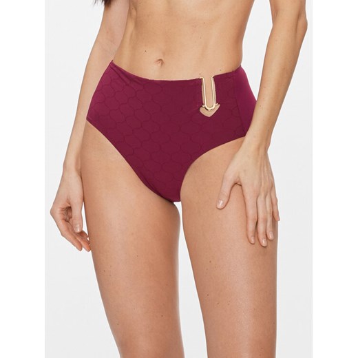 Chantelle Dół od bikini Glow C15T80 Bordowy ze sklepu MODIVO w kategorii Stroje kąpielowe - zdjęcie 182623806