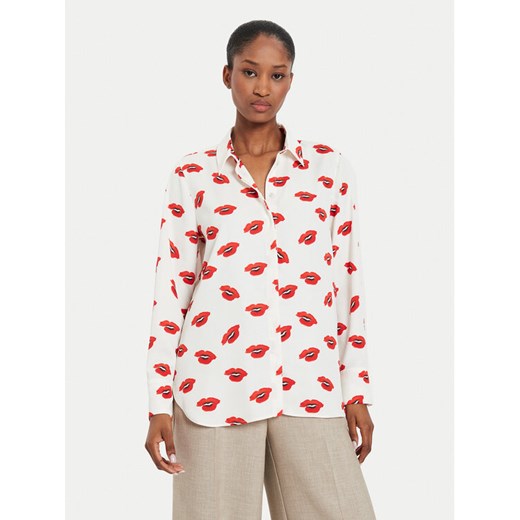 Marella Koszula Yeah 2423116063 Écru Regular Fit ze sklepu MODIVO w kategorii Koszule damskie - zdjęcie 182623815