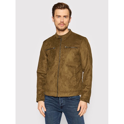 Only & Sons Kurtka z imitacji skóry Willow 22021446 Brązowy Regular Fit ze sklepu MODIVO w kategorii Kurtki męskie - zdjęcie 182623855
