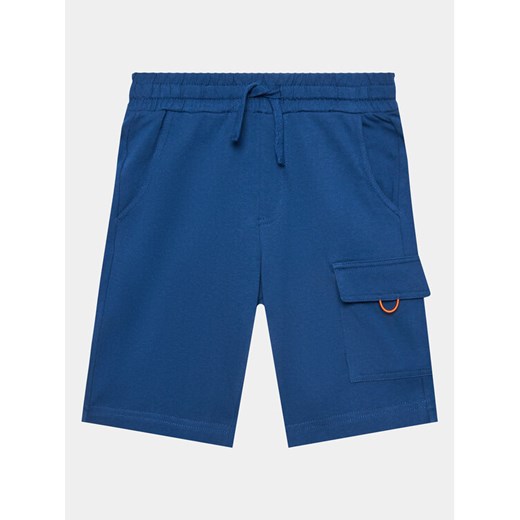 United Colors Of Benetton Szorty materiałowe 3BL0C901U Niebieski Regular Fit ze sklepu MODIVO w kategorii Spodenki chłopięce - zdjęcie 182623868