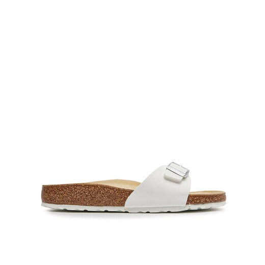 Birkenstock Klapki Madrid 0040733 Biały ze sklepu MODIVO w kategorii Buty męskie - zdjęcie 182623879