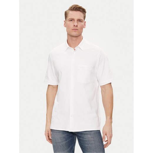 Calvin Klein Koszula K10K112708 Biały Regular Fit ze sklepu MODIVO w kategorii Koszule męskie - zdjęcie 182623927