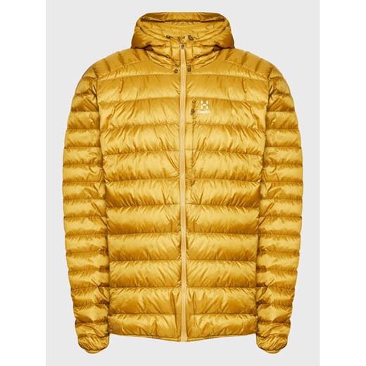Haglöfs Kurtka puchowa Roc Down 604682 Żółty Regular Fit ze sklepu MODIVO w kategorii Kurtki męskie - zdjęcie 182623986