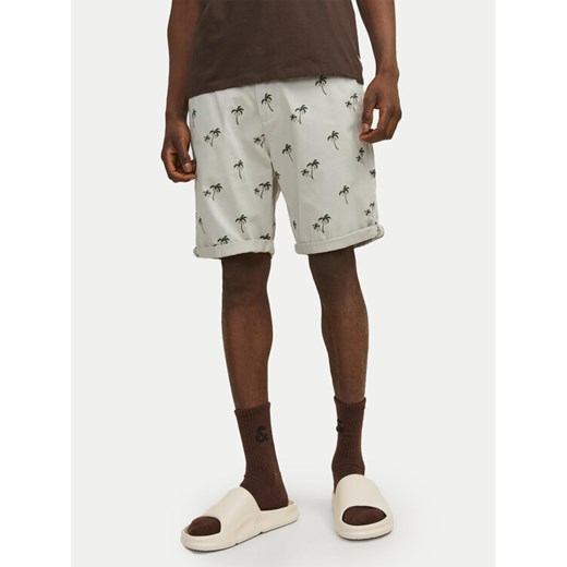 Jack&Jones Szorty materiałowe Bowie 12230336 Beżowy Regular Fit ze sklepu MODIVO w kategorii Spodenki męskie - zdjęcie 182624007