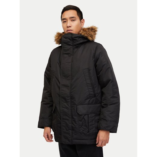 Gap Kurtka zimowa 726377-01 Czarny Regular Fit ze sklepu MODIVO w kategorii Kurtki męskie - zdjęcie 182624016
