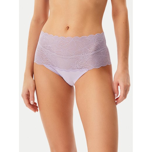 Chantelle Figi klasyczne z wysokim stanem Soft Stretch C11G80 Fioletowy ze sklepu MODIVO w kategorii Majtki damskie - zdjęcie 182624017