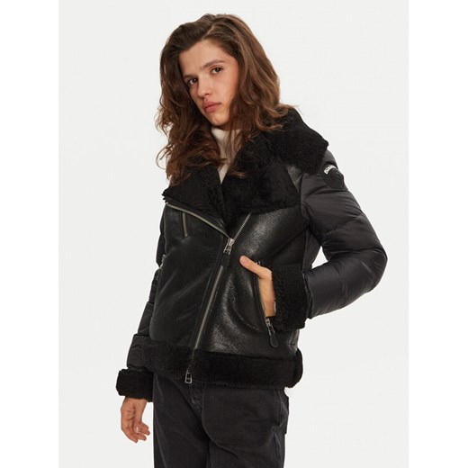 Blauer Kożuch 24WBLDL01417 Czarny Regular Fit ze sklepu MODIVO w kategorii Kożuchy - zdjęcie 182624059