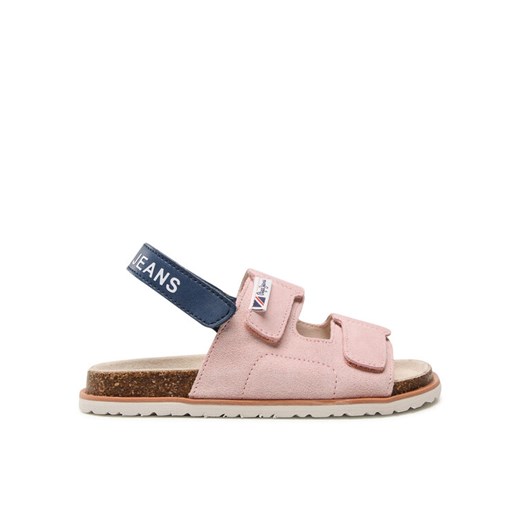 Pepe Jeans Sandały Berlin Girl Strap PGS90179 Różowy ze sklepu MODIVO w kategorii Sandały dziecięce - zdjęcie 182624068