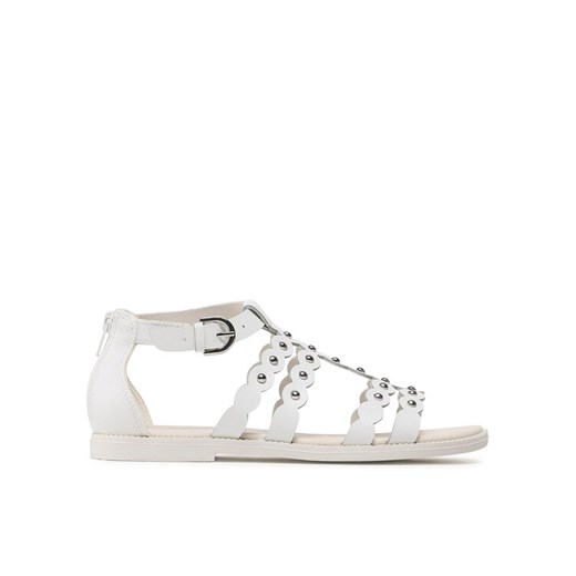 Geox Sandały J Sandal Karly Girl J3535D043BCC1000 D Biały ze sklepu MODIVO w kategorii Sandały dziecięce - zdjęcie 182624148