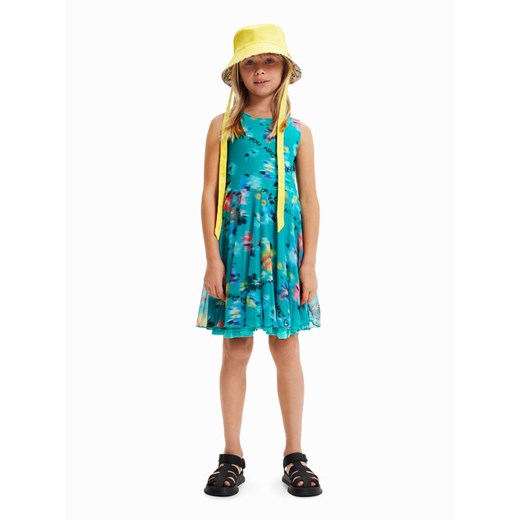 Desigual Sukienka codzienna 23SGVK21 Niebieski Regular Fit ze sklepu MODIVO w kategorii Sukienki dziewczęce - zdjęcie 182624179