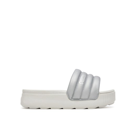 Puma Klapki Karmen Slide Puffy 400679 01 Szary ze sklepu MODIVO w kategorii Klapki damskie - zdjęcie 182624199
