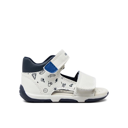 Geox Sandały B Sandal Tapuz Boy B450XB 000BC C0293 Biały ze sklepu MODIVO w kategorii Sandały dziecięce - zdjęcie 182624226