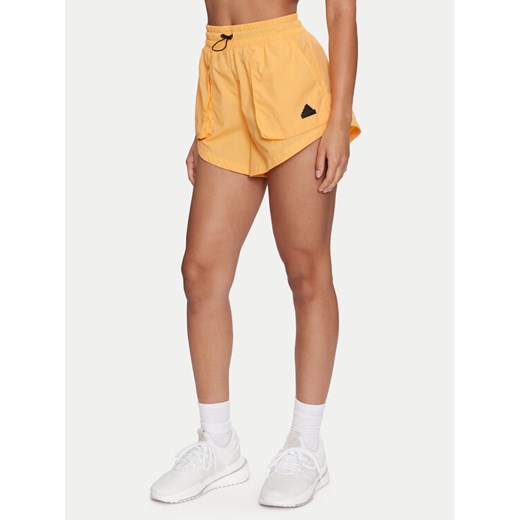 adidas Szorty sportowe City Escape Summer IS0662 Żółty Loose Fit L MODIVO