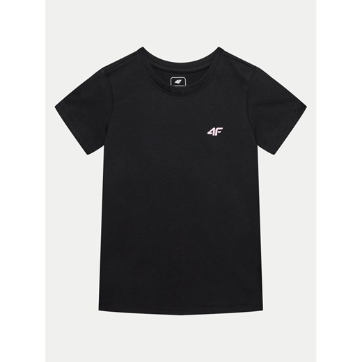 4F T-Shirt 4FJWMM00TTSHF1658 Czarny Slim Fit ze sklepu MODIVO w kategorii T-shirty chłopięce - zdjęcie 182624267