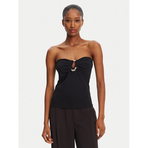 Patrizia Pepe Top 2M4460/J129-K103 Czarny Regular Fit ze sklepu MODIVO w kategorii Bluzki damskie - zdjęcie 182624285