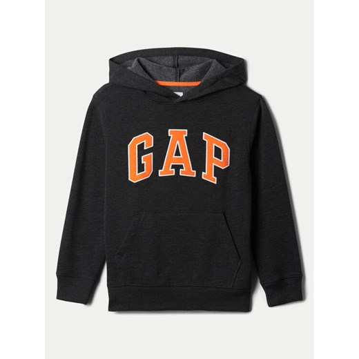 Gap Bluza 516663-07 Czarny Regular Fit ze sklepu MODIVO w kategorii Bluzy chłopięce - zdjęcie 182624365