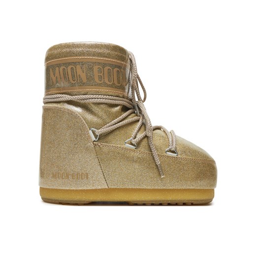 Moon Boot Śniegowce Icon Low Glitter 80D1409440 Złoty ze sklepu MODIVO w kategorii Buty zimowe męskie - zdjęcie 182624378