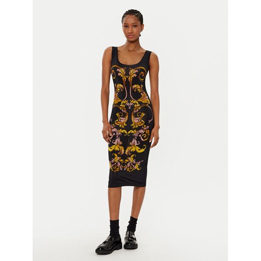 Versace Jeans Couture Sukienka codzienna 78HAO9P6 Czarny Slim Fit ze sklepu MODIVO w kategorii Sukienki - zdjęcie 182624389