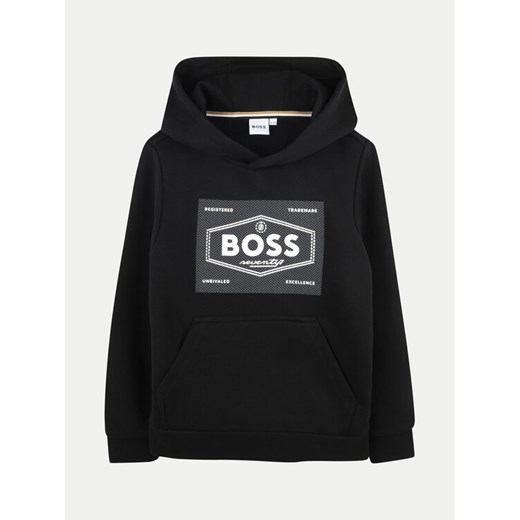 Boss Bluza J51194 D Czarny Regular Fit ze sklepu MODIVO w kategorii Bluzy chłopięce - zdjęcie 182624435