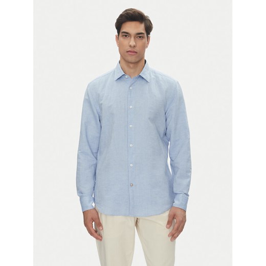 BOSS Koszula C-Hal 50539531 Błękitny Casual Fit ze sklepu MODIVO w kategorii Koszule męskie - zdjęcie 182624447