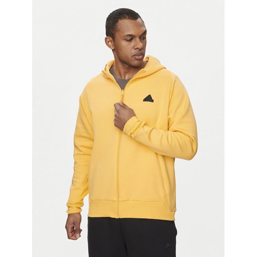 adidas Bluza Z.N.E. Premium IR5237 Żółty Loose Fit ze sklepu MODIVO w kategorii Bluzy męskie - zdjęcie 182624459