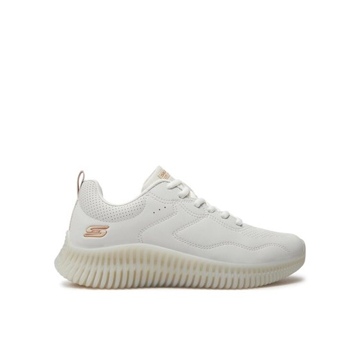 Skechers Sneakersy Bobs Geo-How Marvelous 117422/OFWT Biały ze sklepu MODIVO w kategorii Buty sportowe damskie - zdjęcie 182624465