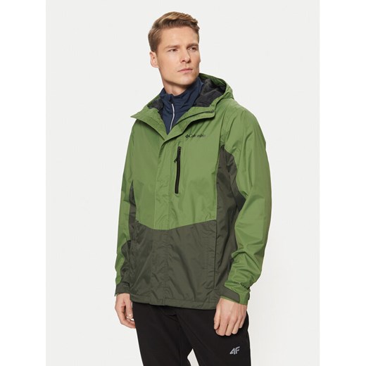 Columbia Kurtka przeciwdeszczowa Pouring Adventure™ III 2117171 Zielony Regular Fit ze sklepu MODIVO w kategorii Kurtki męskie - zdjęcie 182624467