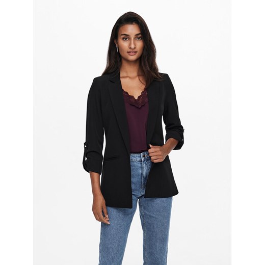 ONLY Marynarka Kayle 15218743 Czarny Regular Fit ze sklepu MODIVO w kategorii Marynarki damskie - zdjęcie 182624598