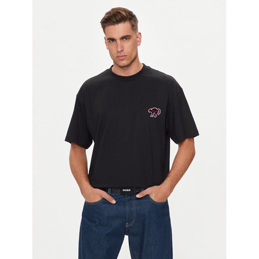 Hugo T-Shirt Dimonade 50518963 Czarny Relaxed Fit ze sklepu MODIVO w kategorii T-shirty męskie - zdjęcie 182624619