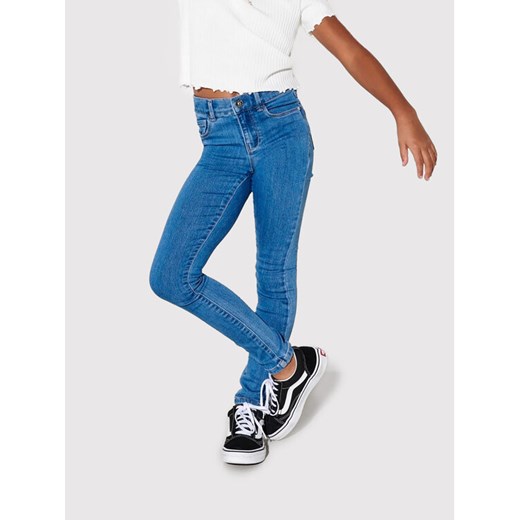 Kids ONLY Jeansy Rain 15234586 Niebieski Skinny Fit ze sklepu MODIVO w kategorii Spodnie dziewczęce - zdjęcie 182624627