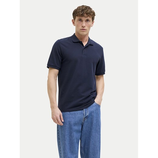 Jack&Jones Polo Kane 12270150 Granatowy Regular Fit ze sklepu MODIVO w kategorii T-shirty męskie - zdjęcie 182624685