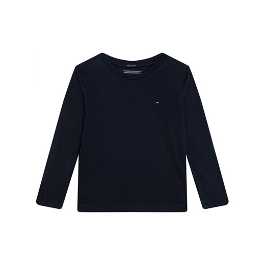 Tommy Hilfiger Bluzka KB0KB04141 S Granatowy Long Sleeve ze sklepu MODIVO w kategorii T-shirty chłopięce - zdjęcie 182624715