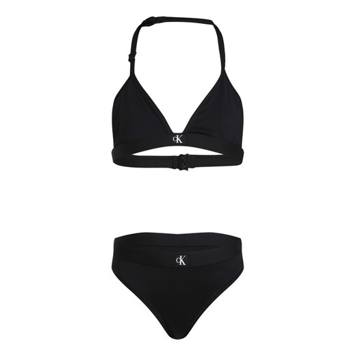 Calvin Klein Swimwear Strój kąpielowy KY0KY00092 Czarny ze sklepu MODIVO w kategorii Stroje kąpielowe - zdjęcie 182624718