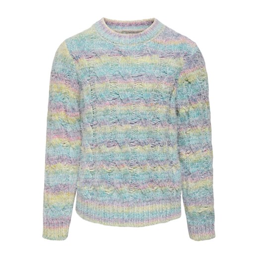 Kids ONLY Sweter 15302290 Kolorowy Regular Fit ze sklepu MODIVO w kategorii Swetry dziewczęce - zdjęcie 182624785