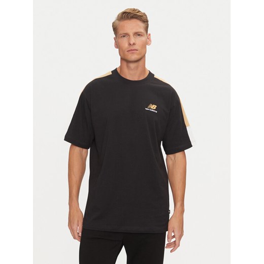 New Balance T-Shirt Classics MT43526BK Czarny Relaxed Fit ze sklepu MODIVO w kategorii T-shirty męskie - zdjęcie 182624808