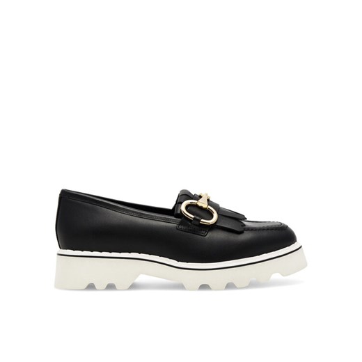 Badura Loafersy NECTOR-06W1-016 Czarny ze sklepu MODIVO w kategorii Półbuty damskie - zdjęcie 182624816