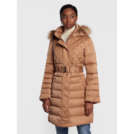 Guess Kurtka puchowa Lolie W2BL61 WEX52 Brązowy Regular Fit ze sklepu MODIVO w kategorii Kurtki damskie - zdjęcie 182624826