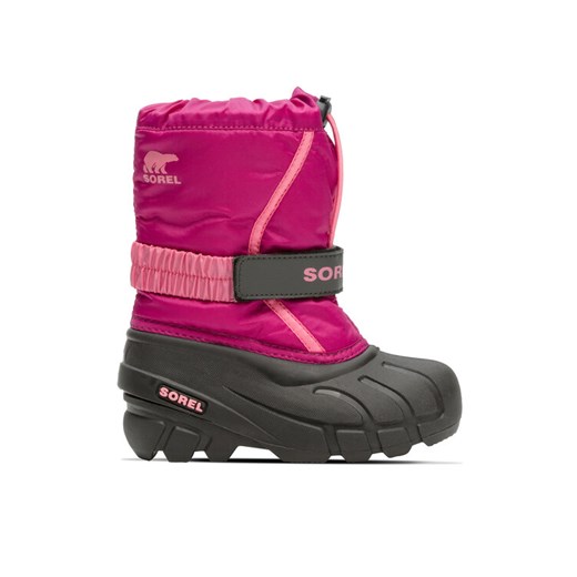 Sorel Śniegowce Flurry™ 2114082684 Różowy ze sklepu MODIVO w kategorii Buty zimowe dziecięce - zdjęcie 182624835