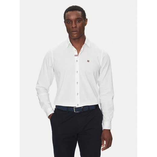 Hechter Paris Koszula 60253 151645 Biały Modern Fit ze sklepu MODIVO w kategorii Koszule męskie - zdjęcie 182624839
