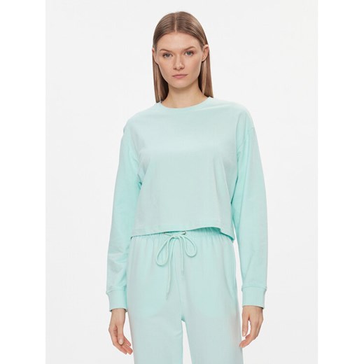 Brave Soul Bluza LSS-568TINAMINT Turkusowy Regular Fit ze sklepu MODIVO w kategorii Bluzy damskie - zdjęcie 182624857