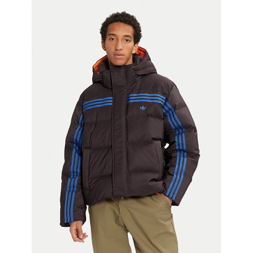 adidas Kurtka puchowa 70's Premium JL9556 Brązowy Regular Fit ze sklepu MODIVO w kategorii Kurtki męskie - zdjęcie 182624859