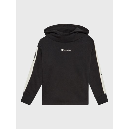 Champion Bluza 404468 Czarny Custom Fit ze sklepu MODIVO w kategorii Bluzy chłopięce - zdjęcie 182624987