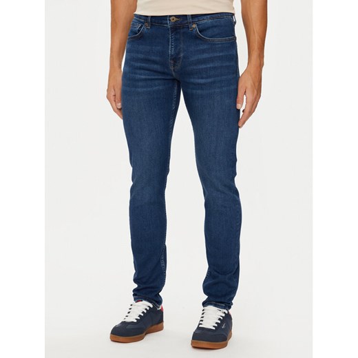 Pepe Jeans Jeansy PM207388 Granatowy Slim Fit ze sklepu MODIVO w kategorii Jeansy męskie - zdjęcie 182624999