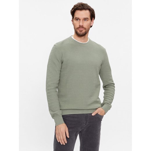 s.Oliver Sweter 2134612 Zielony Regular Fit ze sklepu MODIVO w kategorii Swetry męskie - zdjęcie 182625167