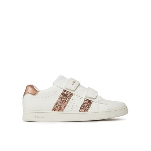 Geox Sneakersy J Eclyper Girl J45LRA 000BC C1ZH8 D Biały ze sklepu MODIVO w kategorii Trampki dziecięce - zdjęcie 182625209