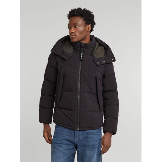 G-Star Raw Kurtka zimowa G- Whistler D25345-D518 Czarny Regular Fit ze sklepu MODIVO w kategorii Kurtki męskie - zdjęcie 182625258